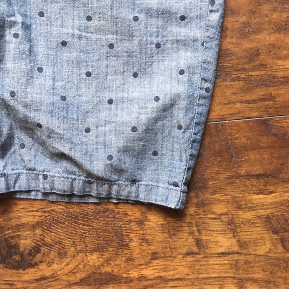 J. Crew Blue Polka Dot Women's Shorts - Picture 3 of 5